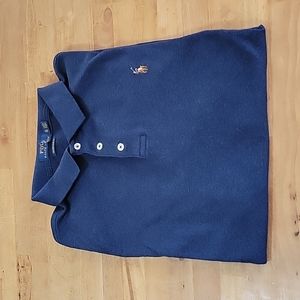 RL POLO Custom Slim Fit Blue Polo XL
